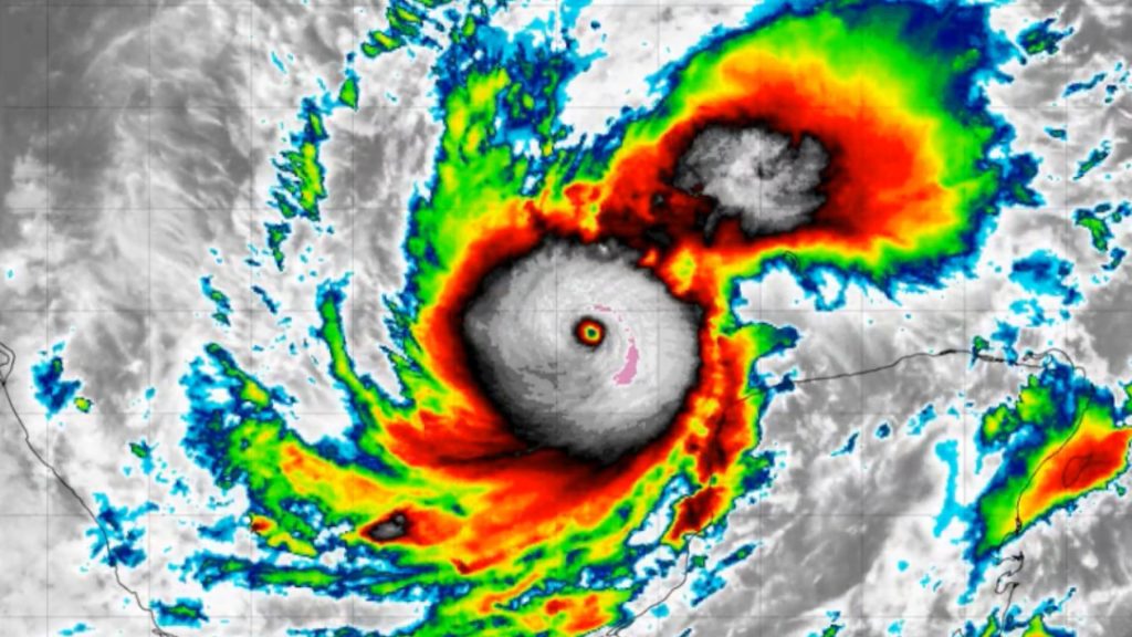 Hurricane Milton - NOAA GOES-16 satellite image.
