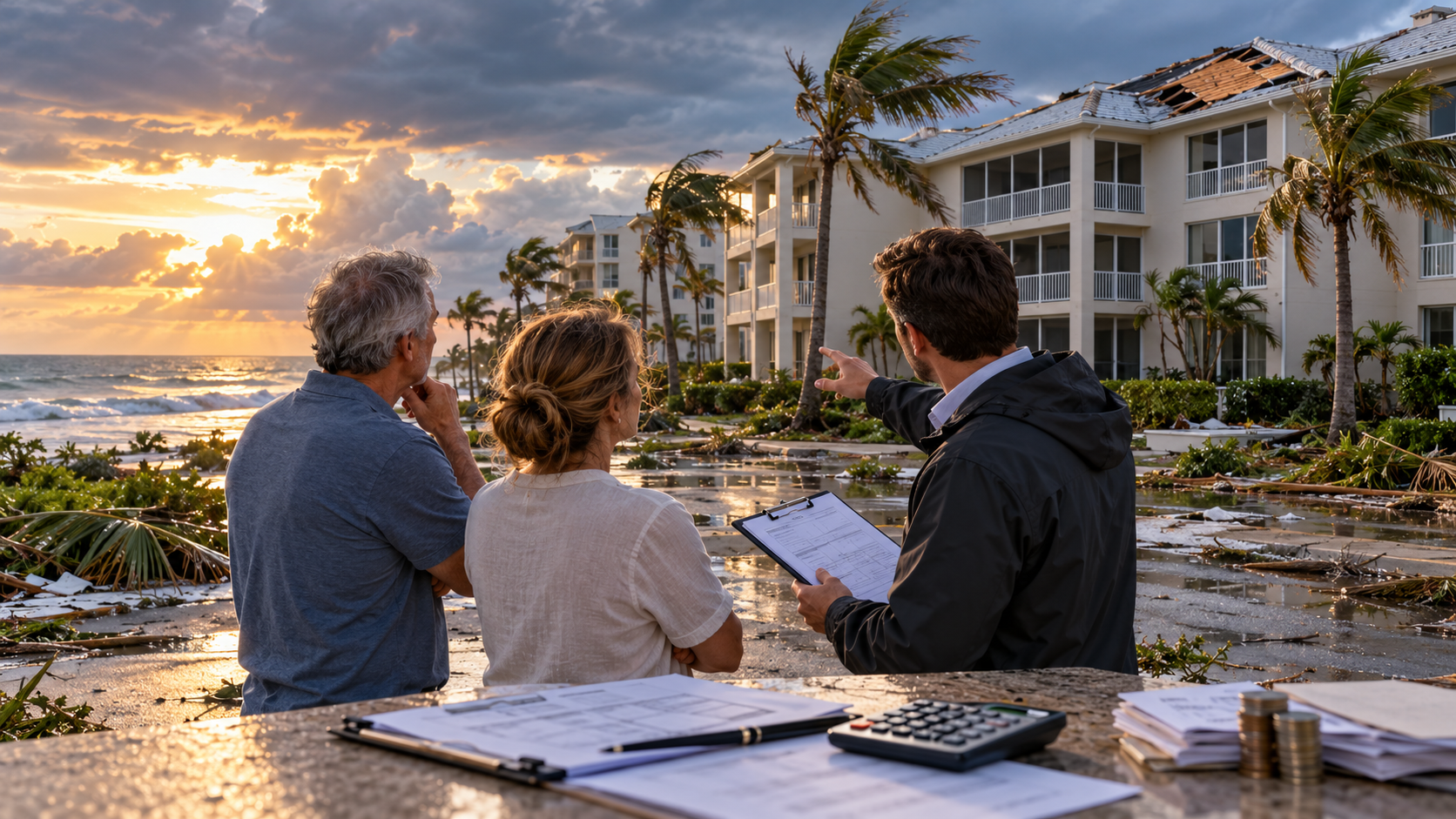 Pays a Condo Association's Hurricane Deductible