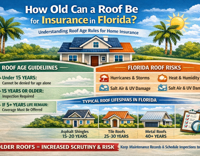 How Old Can a Roof Be for Insurance in Florida