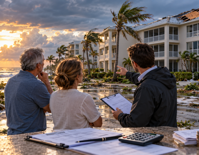Pays a Condo Association's Hurricane Deductible